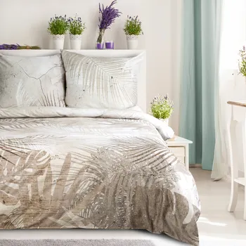 Povlečení MAKOSATENOVÉ POVLEČENÍ SALMA 160X200 CM, 2 KS 70X80 CM LISTY