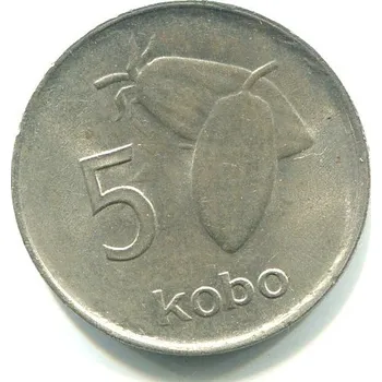 NIGÉRIE. 5 kobo 1976.