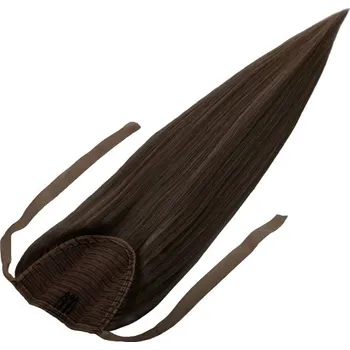 Příčesek Clip In culík Premium 60 cm – hnědá, 100% pravé vlasy, 120 g