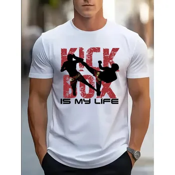 Pánské tričko STRIKER Tričko kickbox is my life Velikost: XXL