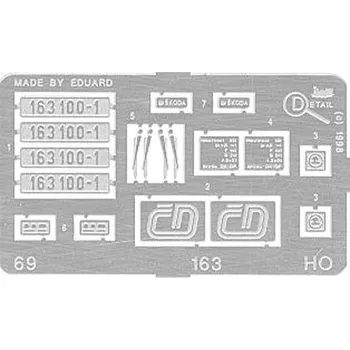 Modelová železnice doplňky 162 052-5, 163 038-3 Detail 69