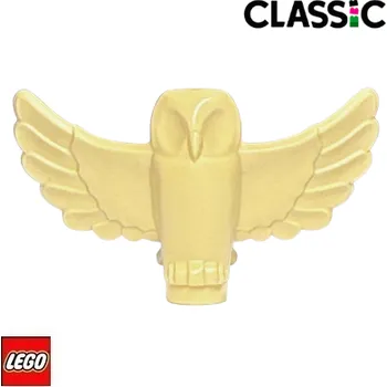 Stavebnice LEGO LEGO® Zvířátka LEGO Sova bez Potisku, Socha / 67632 Barva: Béžová 67632