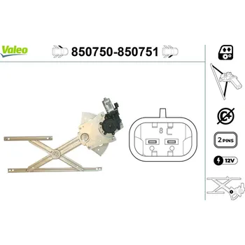 Stahovačka okna Zvedací zařízení oken VALEO WYPRZEDA˝ 850750