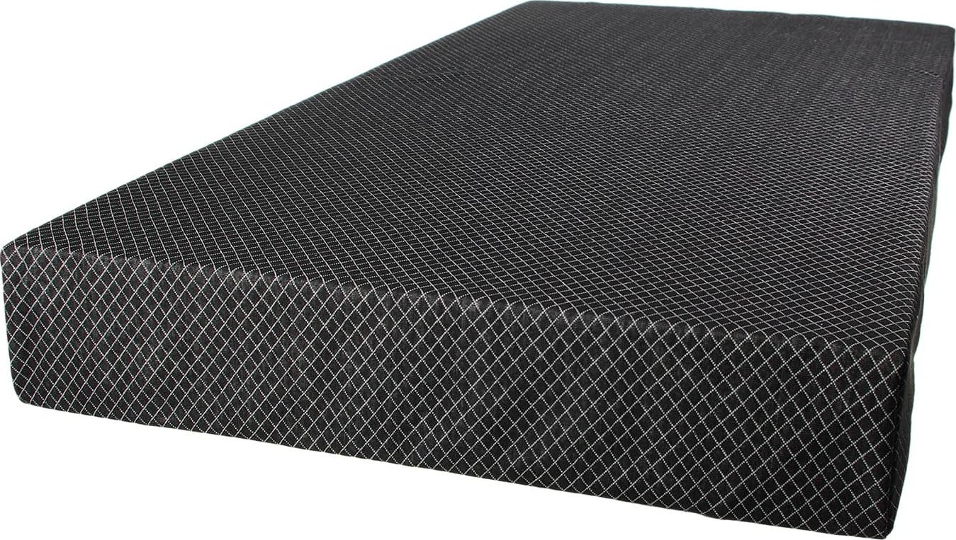 Kaarsgaren 2v1 Tencel prostěradlo a chránič 70x140cm černá mřížka