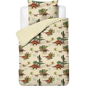 Povlečení Sleeptime Dětské povlečení Bamdino Groen 140x200/220,60x70cm