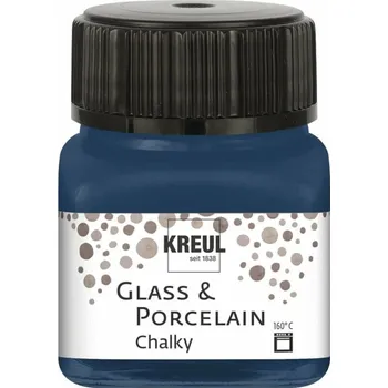Speciální výtvarná barva Kreul Chalky Barva na sklo Navy Blue 20 ml 1 ks