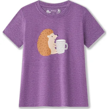 Dívčí tričko Dívčí tričko - Wolf S2515B, fialová Barva: Fialová, Velikost: 110