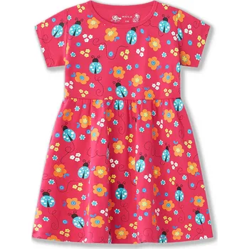 Dívčí šaty Dívčí šaty - Wolf S2514B, sytě růžová Barva: Růžová tmavší, Velikost: 116