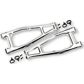 RC náhradní díl Traxxas rameno podvozku horní přední chromované (2)