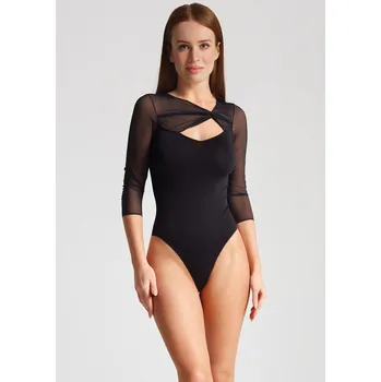 Body Gatta body Makaria - černá - černá, M (Dámské body Gatta)