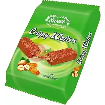 Sweet crispy wafers nutty cream 220g