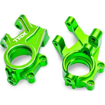 RC náhradní díl Traxxas těhlice hliníková zelená (pár)
