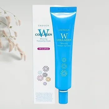 Péče o oční okolí ENOUGH - W Collagen Whitening Premium Eye Cream - Prémiový rozjasňující oční krém s kolagenem - 30 ml