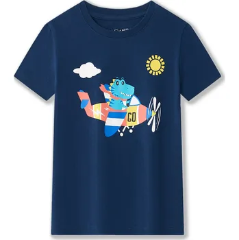 Chlapecké tričko Chlapecké tričko - Wolf S2504, tmavě modrá Barva: Modrá tmavě, Velikost: 128