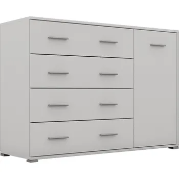 Komoda Komoda 1D4S EMONAK bílá mat