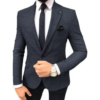 Pánské sako Luxusní pánské sako z vlny Barva: Tmavě Modrá, Velikost: S