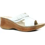 ORTO PLUS 3066-10 bílé, dámské pantofle vel.41