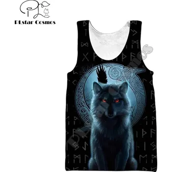 Tílko s 3D potiskem CS1116 Vlk wolf Velikost: 3XL, Barva (Varianta): vest 1