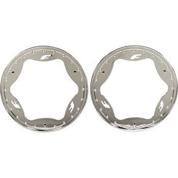 RC náhradní díl Traxxas beadlock kroužek 3.9" zadní chromovaný (2)