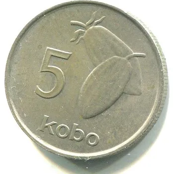 NIGÉRIE. 5 kobo 1974.