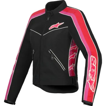 Moto bunda ALPINESTARS bunda STELLA T-DYNO AIR dámská černá/červená/růžová/bílá 2026 - L
