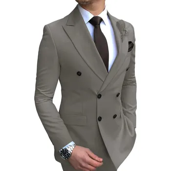 Pánské sako Pánské svatební sako groom Barva: Šedá, Velikost: M