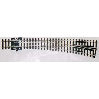 Modelová železnice oblouková výhybka pravá 10°, délka 158 mm Peco sl-386