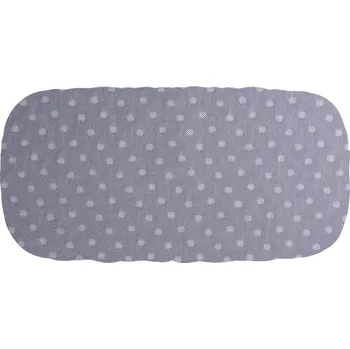 Prostěradlo Kaarsgaren Nepromokavé Tencel prostěradlo do kočárku šedé puntíky