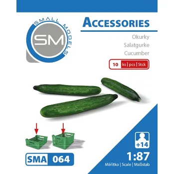 Modelová železnice okurky (10ks) sma 064