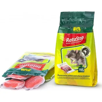 Hubení hlodavce Moudry Ratastop – měkká nástraha na hlodavce
