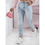 Dámské džíny mom fit LOVENOVA UY2360 Barva: Světle Modrá, Velikost: XL
