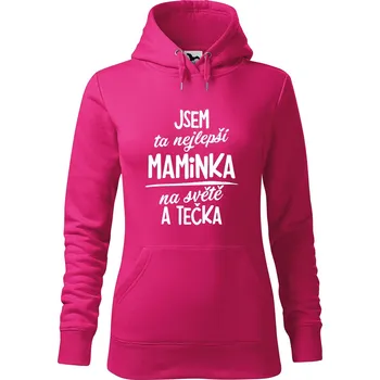 Pánská mikina Dámská mikina Nejlepší maminka na světě Velikost (žena): XL, Vyberte barvu: Purpurová