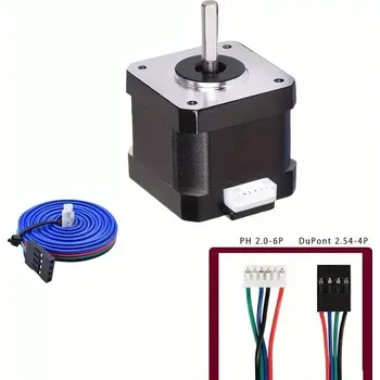 Příslušenství k 3D tiskárně Krokový motor, 40mm 1,8° - 1,5A (Krokový motor, 40mm 1,8° - 1,5A pro 3D tiskárnu)