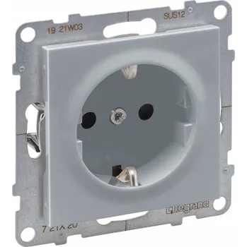 Elektrická zásuvka Legrand šedá nástěnná Elektrická Zásuvka