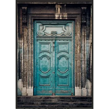 Obraz OBRAZ PLAKÁT V RÁMU 33x43 cm Dveře P1568