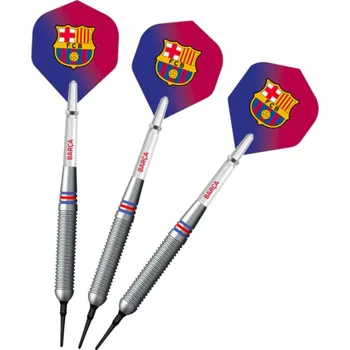 Šipka Mission steel šipky wolfram 90% Football FC Barcelona 24g (Official licence BARÇA + pouzdro + náhradní letky a násadky.)