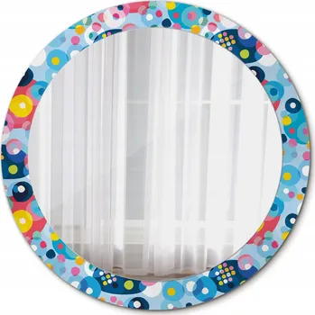 Zrcadlo Zrcadlo do Koupelny v Rámu Barevná kola 80cm