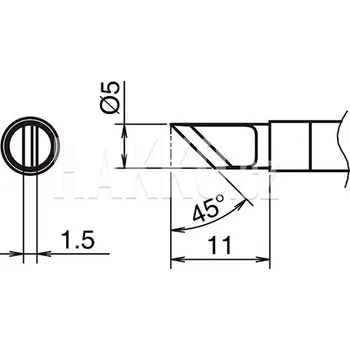 Pájecí hrot Pájecí hrot HAKKO T39-KR - 107005177