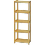 DREWMAX Regál RG122 163x30x70cm