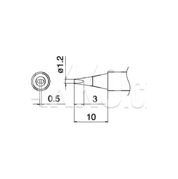 Pájecí hrot Pájecí hrot T15-D12 - 102001585
