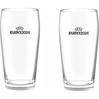 Sklenice SKLENICE PIVNÍ SKLENICE UEFA EURO 2024 NĚMECKO SADA 2 KUSŮ 500 ML