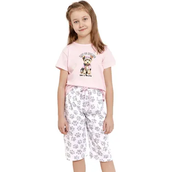 Dívčí pyžamo Dívčí pyžamo TARO PIXIE 3388 světle růžová 110 0