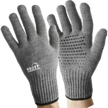 Rybářské oblečení Geoff Anderson rukavice Corespun merino šedé