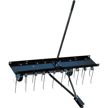 Vertikutátor Provzdušňovač trávníku, přívěsný vertikutátor za zahradní traktor, čtyřkolku šířka 100 cm