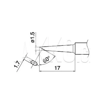 Pájecí hrot Pájecí hrot T15-BC15 - 102002224