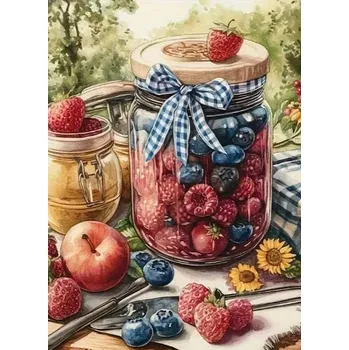 Diamantové malování Diamantové malování - Zavařování (40x50)