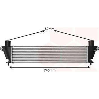 Chladič motoru Chladič turba VAN WEZEL 36014701