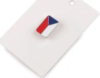 Brož Stoklasa Mini brož 370328 vlajka Česká republika 1 ks