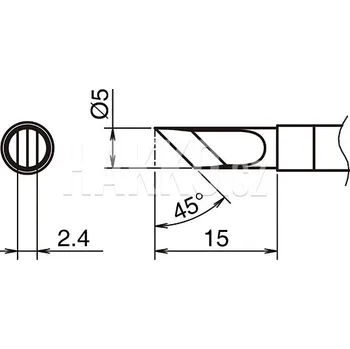 Pájecí hrot Pájecí hrot HAKKO T39-KF - 102004210