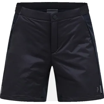 Dámské kraťasy ŠORTKY PEAK PERFORMANCE W INSULATED WIND SHORTS BLACK/GREY MELANGE